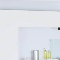 Armadio pensile con porta Riga 2 pcs Bianco 30 x 31 x 40 cm 884115