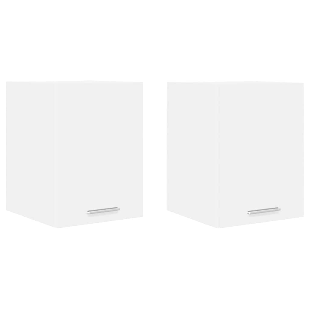 Armadio pensile con porta Riga 2 pcs Bianco 30 x 31 x 40 cm 884115