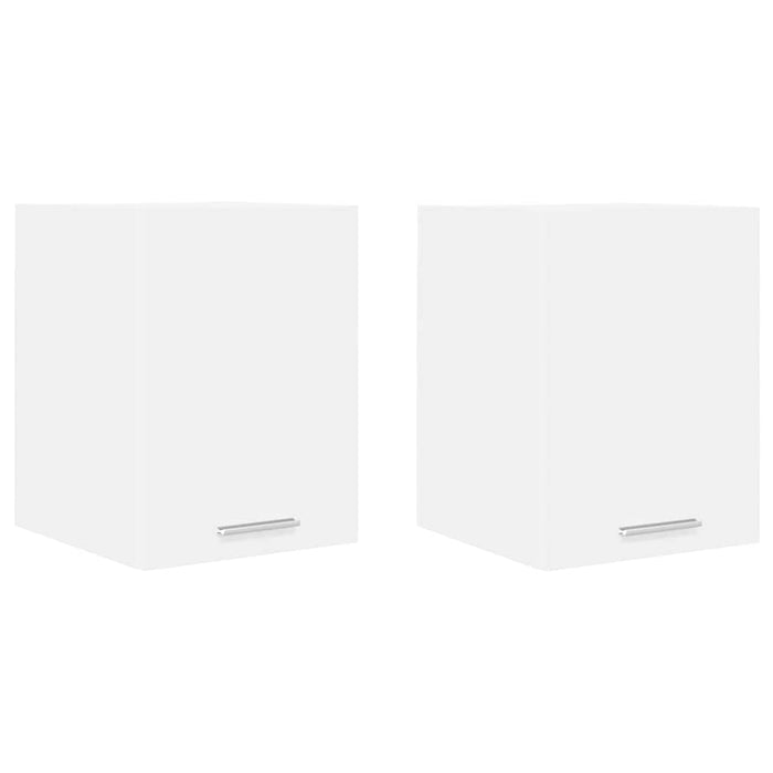 Armadio pensile con porta Riga 2 pcs Bianco 30 x 31 x 40 cm 884115