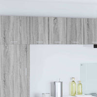 Armadio pensile Riga Grigio Sonoma e Bianco 30 x 31 x 40 cm 884124