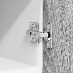 Armadio pensile con porta Riga 2 pcs Grigio Sonoma e Bianco 884125