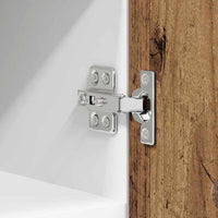 Armadio pensile Riga Rovere Affumicato e Bianco 30 x 31 x 40 cm 884126