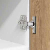 Armadio pensile con porta Riga 2 pcs Rovere Artigiano e Bianco 884129