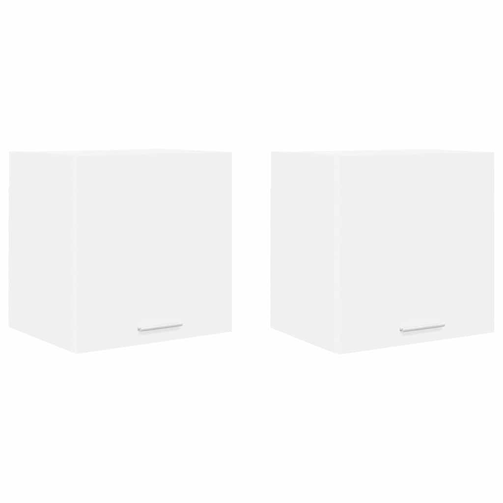 Armadio pensile con porta Riga 2 pcs Bianco 40 x 31 x 40 cm 884131