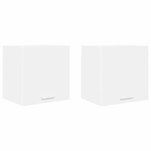 Armadio pensile con porta Riga 2 pcs Bianco 40 x 31 x 40 cm 884131