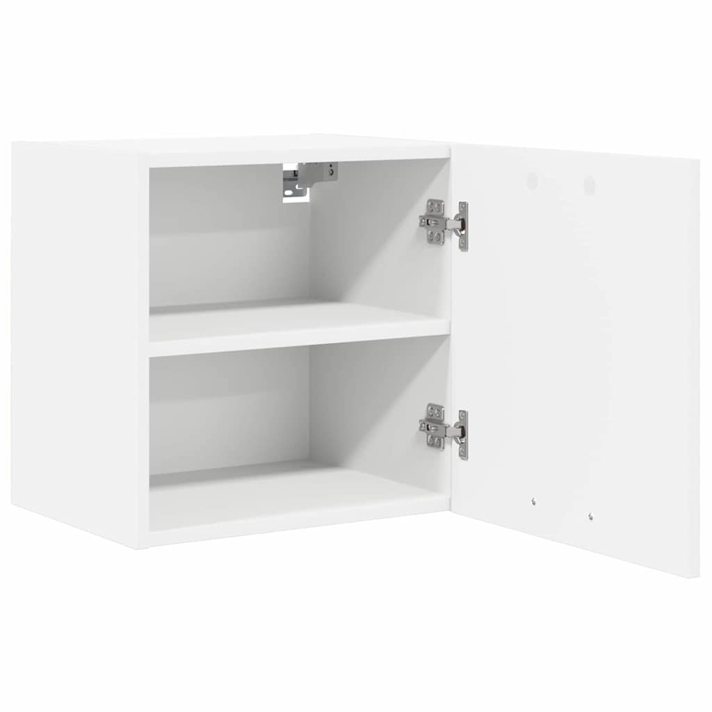 Armadio pensile con porta Riga 2 pcs Bianco 40 x 31 x 40 cm 884131