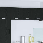 Armadio pensile con porta Riga 2 pcs Rovere Affumicato e Bianco 884133