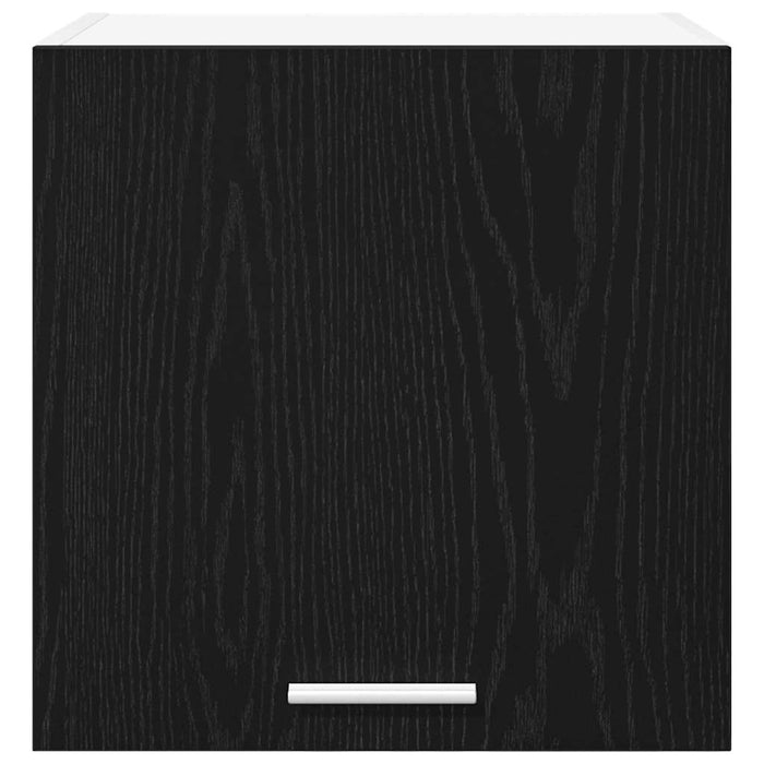 Armadio pensile con porta Riga 2 pcs Rovere Affumicato e Bianco 884133