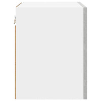 Armadio pensile con porta Riga 2 pcs Grigio Cemento e Bianco 884137