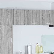 Armadio pensile Riga Grigio Sonoma e Bianco 40 x 31 x 40 cm 884140