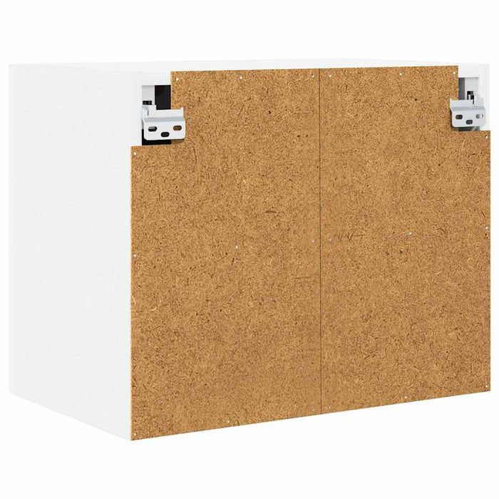 Armadio pensile con porta Riga 2 pcs Bianco 50 x 31 x 40 cm 884147