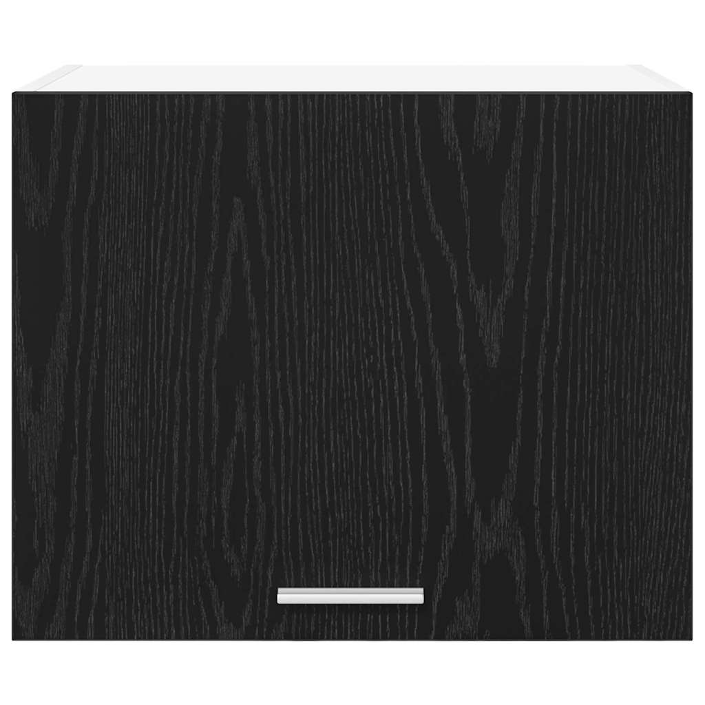 Armadio pensile con porta Riga 2 pcs Rovere Affumicato e Bianco 884149