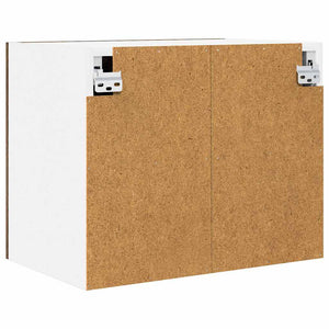 Armadio pensile Riga Rovere Affumicato e Bianco 50 x 31 x 40 cm 884154