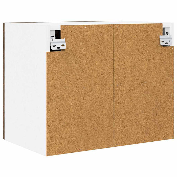 Armadio pensile Riga Rovere Affumicato e Bianco 50 x 31 x 40 cm 884154