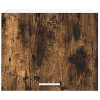 Armadio pensile Riga Rovere Affumicato e Bianco 50 x 31 x 40 cm 884154