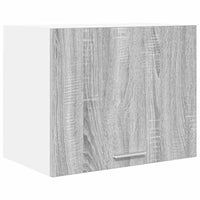 Armadio pensile Riga Grigio Sonoma e Bianco 50 x 31 x 40 cm 884156