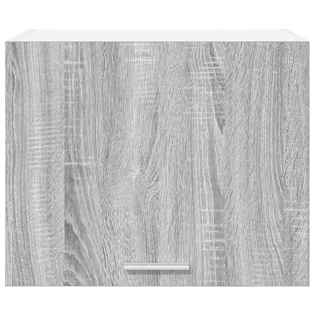Armadio pensile Riga Grigio Sonoma e Bianco 50 x 31 x 40 cm 884156