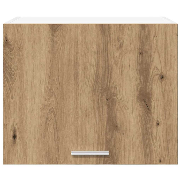 Armadio pensile con porta Riga 2 pcs Rovere Artigiano e Bianco 884161