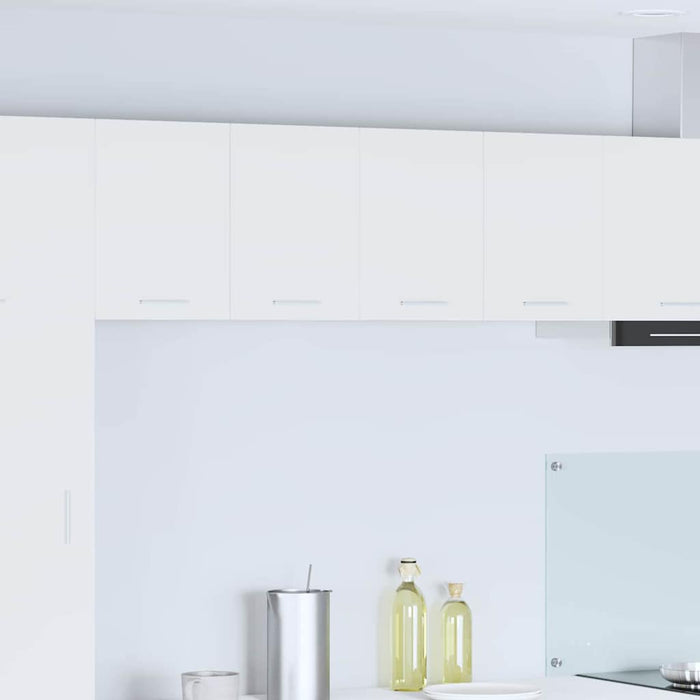 Armadio pensile con porta Riga 2 pcs Bianco 60 x 31 x 40 cm 884163