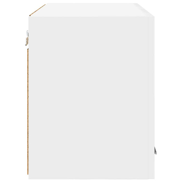 Armadio pensile con porta Riga 2 pcs Bianco 60 x 31 x 40 cm 884163