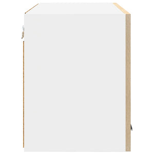 Armadio pensile Riga Quercia Sonoma e Bianca 60 x 31 x 40 cm 884166