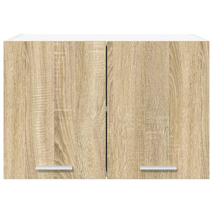 Armadio pensile con porta Riga 2 pcs Quercia Sonoma e Bianca 884167