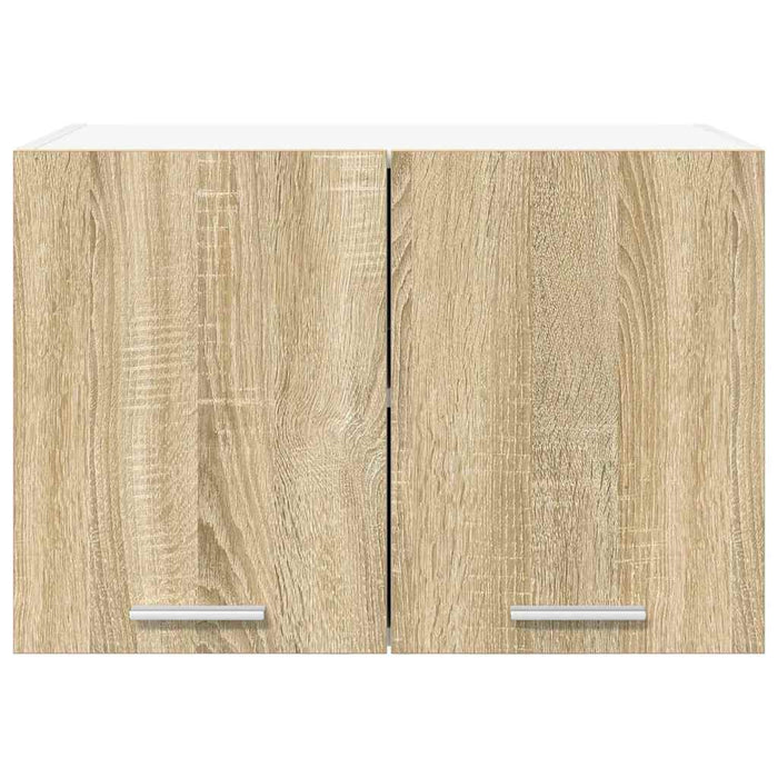 Armadio pensile con porta Riga 2 pcs Quercia Sonoma e Bianca 884167