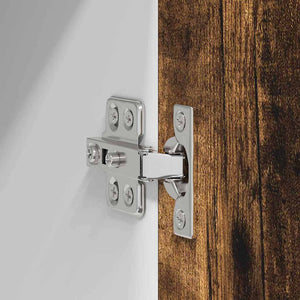 Armadio pensile Riga Rovere Affumicato e Bianco 60 x 31 x 40 cm 884170