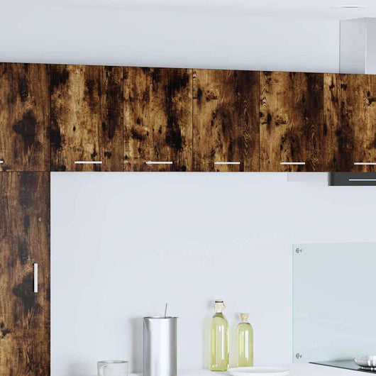 Armadio pensile Riga Rovere Affumicato e Bianco 60 x 31 x 40 cm 884170