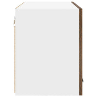 Armadio pensile Riga Rovere Affumicato e Bianco 60 x 31 x 40 cm 884170