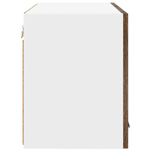 Armadio pensile Riga Rovere Affumicato e Bianco 60 x 31 x 40 cm 884170