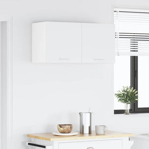 Armadio pensile Riga Bianco 80 x 31 x 40 cm Legno multistrato 884178