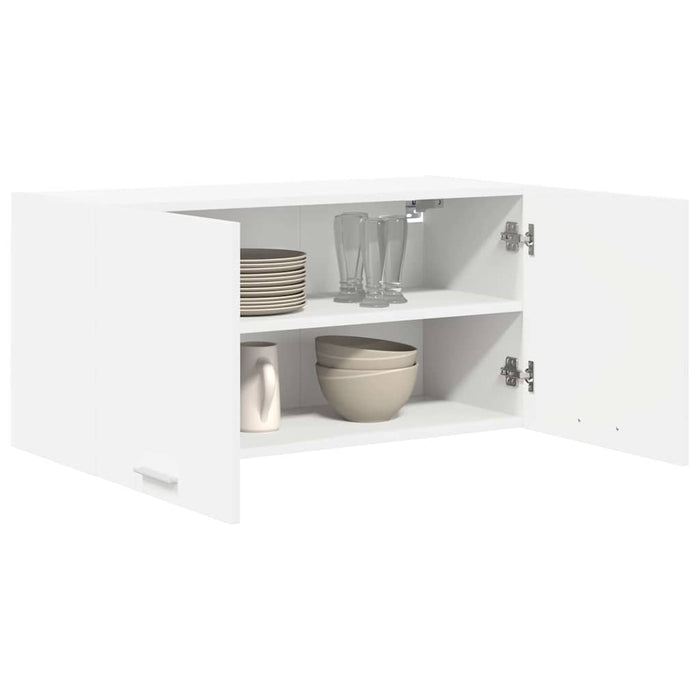 Armadio pensile Riga Bianco 80 x 31 x 40 cm Legno multistrato 884178