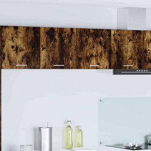 Armadio pensile con porta Riga Rovere fumé 80 x 31 x 40 cm 884182