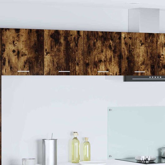 Armadio pensile con porta Riga Rovere fumé 80 x 31 x 40 cm 884182