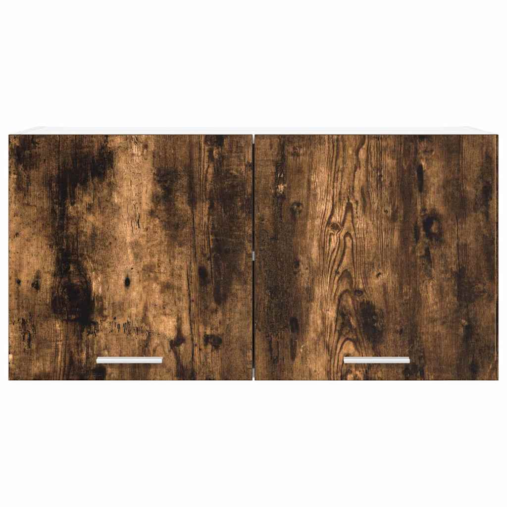 Armadio pensile con porta Riga Rovere fumé 80 x 31 x 40 cm 884182