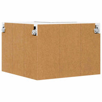 Armadio pensile Riga Rovere Affumicato e Bianco 57 x 57 x 40 cm 884187