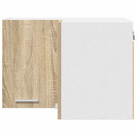 Armadio pensile Riga Quercia Sonoma e Bianca 57 x 57 x 40 cm 884188