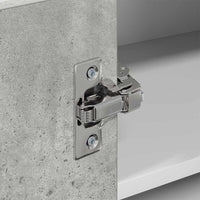 Armadio pensile Riga Grigio Cemento e Bianco 57 x 57 x 40 cm 884189