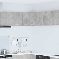 Armadio pensile Riga Grigio Cemento e Bianco 57 x 57 x 40 cm 884189