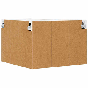 Armadio pensile Riga Grigio Cemento e Bianco 57 x 57 x 40 cm 884189