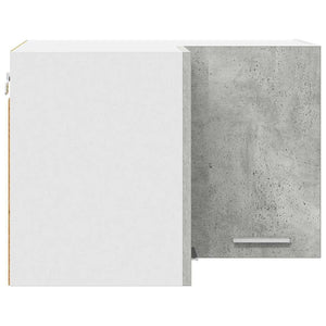 Armadio pensile Riga Grigio Cemento e Bianco 57 x 57 x 40 cm 884189