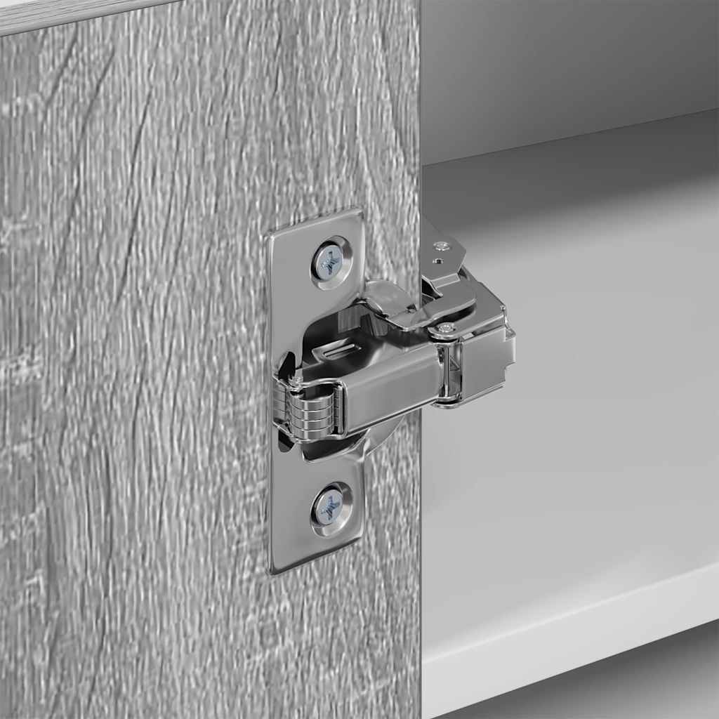 Armadio pensile Riga Grigio Sonoma e Bianco 57 x 57 x 40 cm 884191