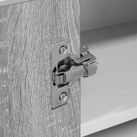 Armadio pensile Riga Grigio Sonoma e Bianco 57 x 57 x 40 cm 884191