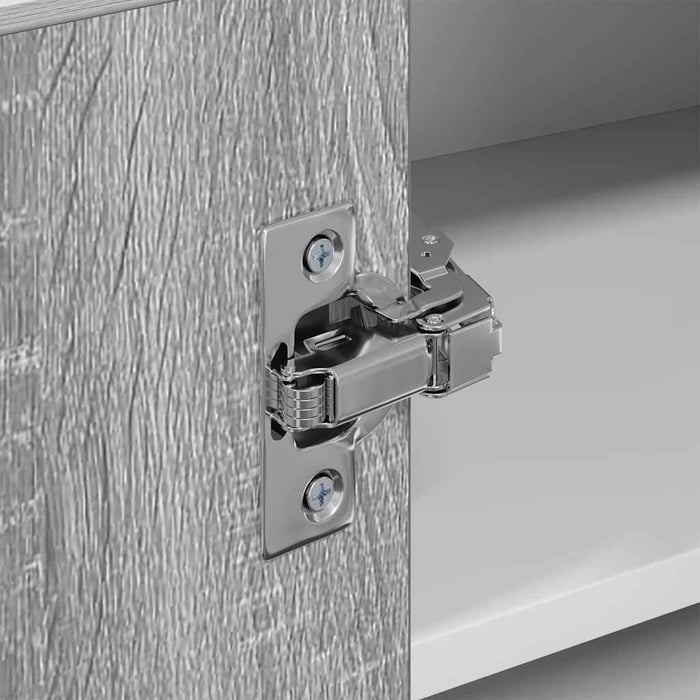 Armadio pensile Riga Grigio Sonoma e Bianco 57 x 57 x 40 cm 884191