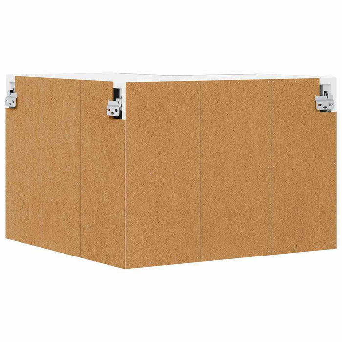 Armadio pensile Riga Grigio Sonoma e Bianco 57 x 57 x 40 cm 884191