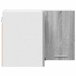 Armadio pensile Riga Grigio Sonoma e Bianco 57 x 57 x 40 cm 884191