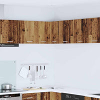 Armadio pensile Riga Rovere Affumicato e Bianco 57 x 57 x 40 cm 884192