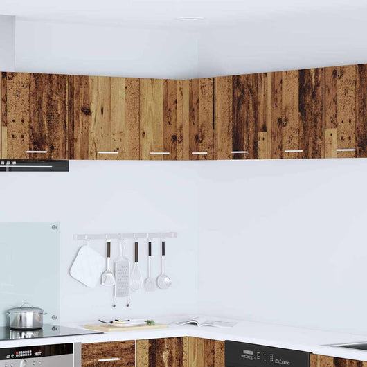 Armadio pensile Riga Rovere Affumicato e Bianco 57 x 57 x 40 cm 884192