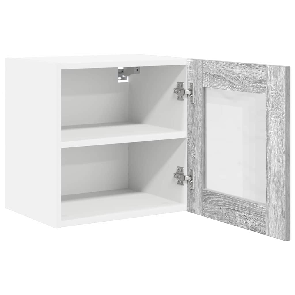 Armadio pensile con porta Riga Grigio Sonoma 40 x 31 x 40 cm 884204